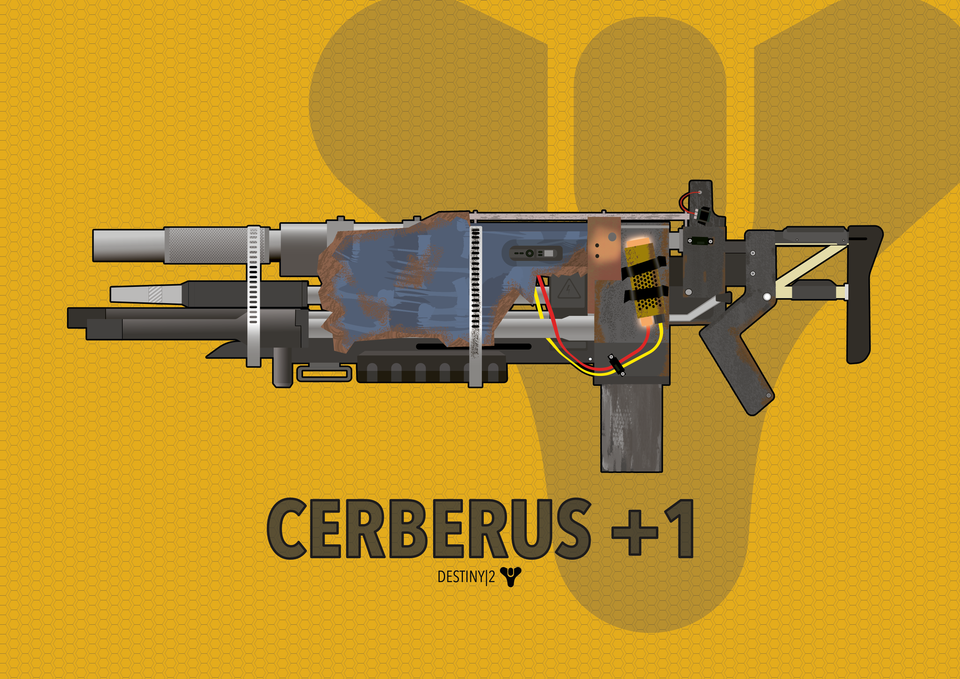 Art -Destiny 2 - Cerberus+1